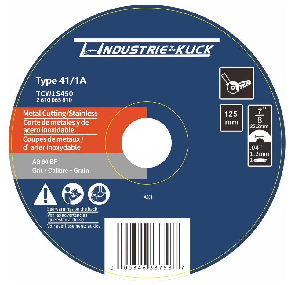 Trennscheiben 125x1.2 x 22 - Inox - 25 Stück