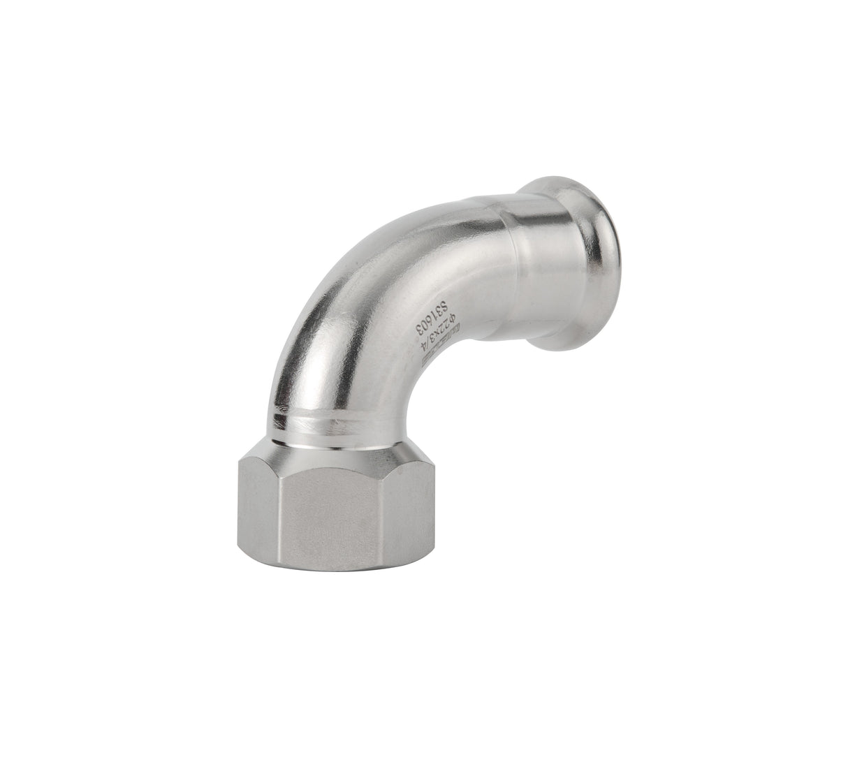 Übergangsbogen 90°, mit Innengewinde